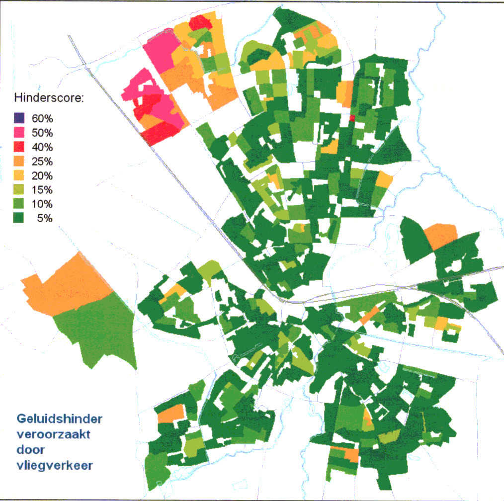 Hinder vliegverkeer in Hinderatlas 2008-2009 (gemeente Eindhoven)