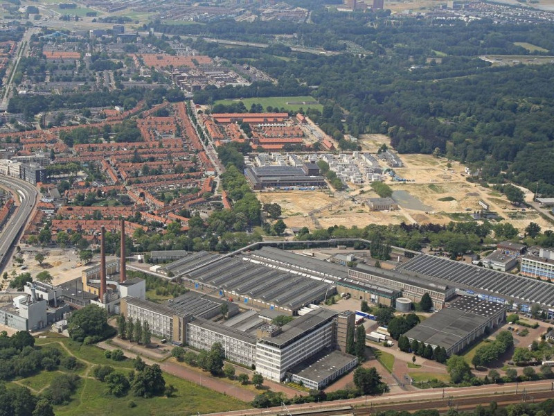 De nieuwe biomassacentrale op Strijp T in Eindhoven