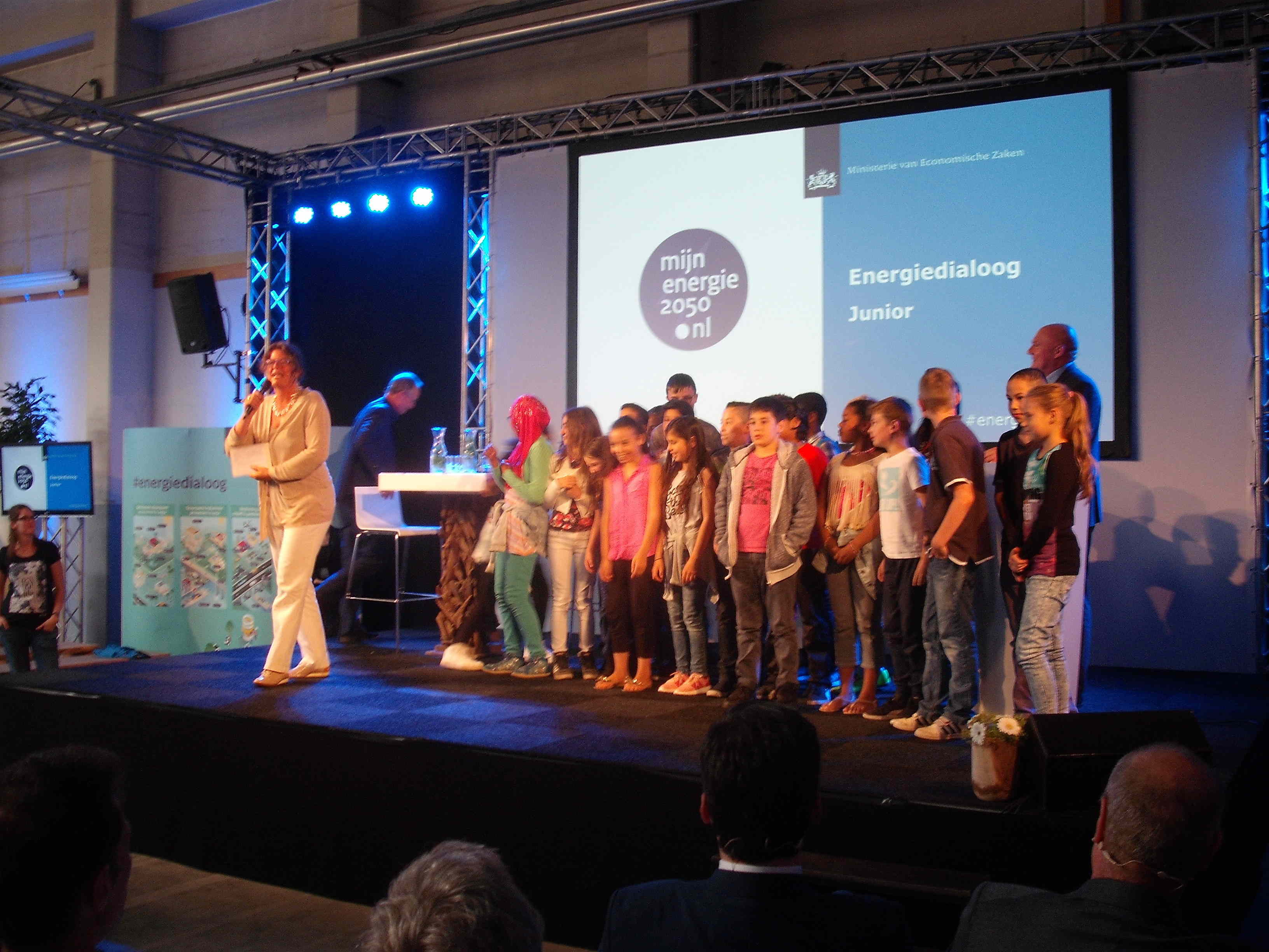 De winnende klas van SALTO-school Strijp Dorp uit Eindhoven