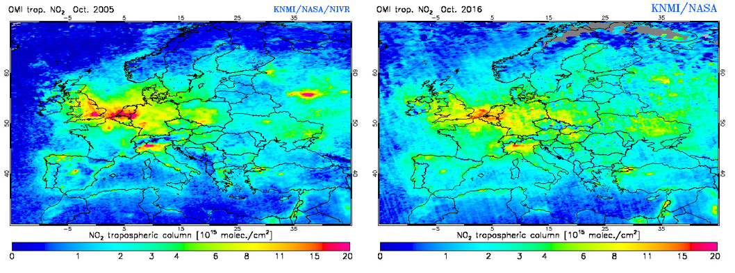 TROPOMI meet de atmosfeer met niet eerder vertoonde kwaliteit