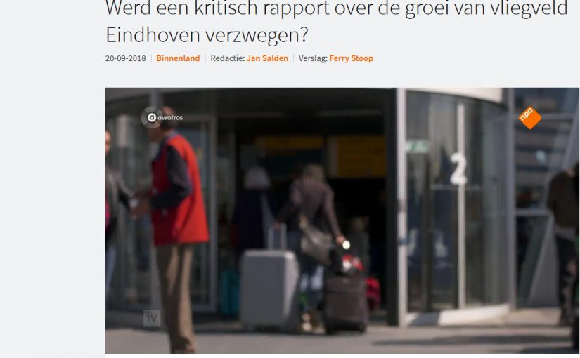 EenVandaag over het stikstofrapport rond Eindhoven Airport